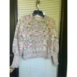 Veronica Beard Adelaide Crew Neck Full Sleeve Sweater S Merino wool/ Alpaca Gray Photo 11