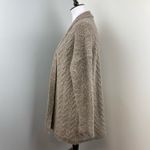 J Jill Neutral Taupe Alpaca Blend Open Cardigan Small Tan Photo 5