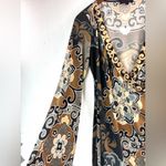 Hale Bob  M Gray and Black Fit n Flare Mini Dress Photo 3