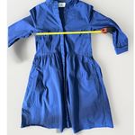 Tuckernuck Women's Navy Blue Cotton Royal Shirt Dress Mini Length Size S Preppy Photo 13
