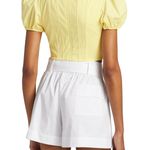 STAUD Eliza Puff Sleeve Corset Top Photo 4