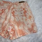 Bill Blass  Vintage Orange Floral Butterfly Print 90’s Mom Short size 14 Western Photo 4