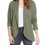 Caslon  Textured Knit Jacket Green NWOT S Photo 0