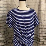 A New Day  || blue/white striped shirt Photo 0