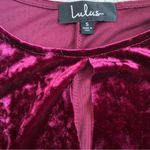 Lulus Lulu’s Gonna Be Alright Burgundy Velvet Dress Photo 4