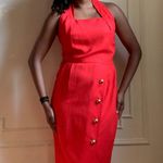 Jessica Howard Vintage Red Sleeveless Midi Dress Photo 1