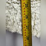 Free People  Songbird Popcorn Knit Oversized Slouchy Sweater Yellow M Photo 7