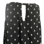 Old Navy Black and White Patterned Tank Top Blouse Photo 4