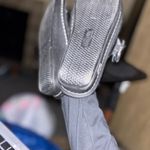 Alegria  PG  Black Shimmer Leather Sandals Women's Size 37 Photo 4