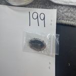 Sterling Silver E Y Initial Pin Brooch Marked Anson  Oval Shape Decorative Edges Photo 11