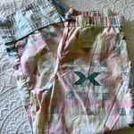 Lands' End Cotton Poplin Pajama Crop Pants ROSE CIRCLE OF FRIENDS QUILT Photo 4
