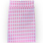Agnes & Dora Pink Plaid A Line Casual Skirt Size L Stretchy Comfortable Feminine Photo 1