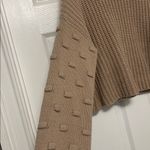 Moon & Madison Tan Lantern Sleeve Sweater Size M Size M Photo 4