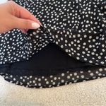 Forever 21 NWT  Ditsy Floral Print Mini Skirt A-Line Black/White Size Medium Photo 2