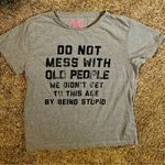 Crazy Dog tee shirt Gray Size L Photo 0