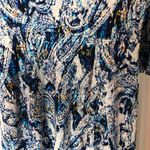 Betsey Johnson  Paisley Boho Blue Fit Flare Dress Photo 2