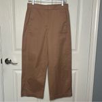 Babaton The Group New Wide Leg Cropped Pants Sz 8 Khaki Sand Bluff Photo 11