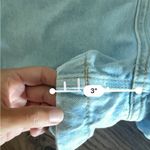 ZARA  high rise denim jean paper bag shorts Photo 4