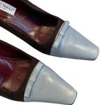 Bruno Magli Two Tone Suede Leather Dress Pump Blue Size 7 Photo 7