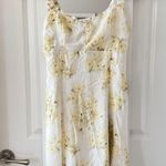 Abercrombie & Fitch New  Floral Mini Dress Size Small Color White Yellow Photo 0