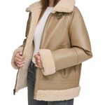 Levi's Relaxed Faux Shearling and Faux Leather Aviator Jacket Photo 2