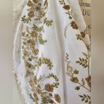 Jones New York White Sher Painted Flowers Long Tassels Wrap Scarf New With Tags Photo 2