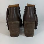 See By Chloe Brown Leather Fringe Ankle Boots Sz 39 (8 US) Photo 6