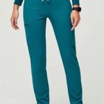 FIGS M Yola Scrub Aqua Blue Cargo Pants PO Color 1773 Green Size M Photo 0