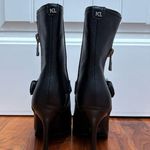Karl Lagerfeld  Paris Mable Buckle Rhinestone Studded Leather Heel Bootie 6.5 Photo 5