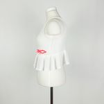 Paper Crane Bohemian Embroidered Crop Top in White | Size S Photo 4