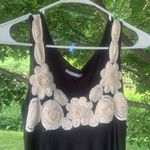 Monteau Sleeveless jersey knit dress with flower detail Photo 1