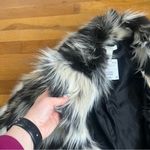 H&M NWT furry/leather jacket Photo 3