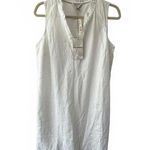 Tommy Bahama White Sleeveless Linen Dress Photo 0