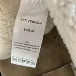 Karl Marc John Brown Faux Suede Sherpa Vest Open Front Boho Western Style Medium Photo 5