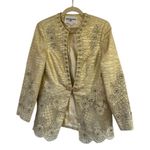 Massini Nina gold embellished jacket / blazer sz 12 Photo 0