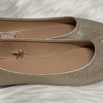 Unbranded Gold Textured Pointed Toe Holiday Flats Women’s Size 8 Photo 0