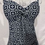 Merona  navy blue and White Swimsuit Photo 2