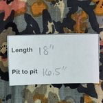 Bishop and Young Gray Floral Blouse with Ruffle Sleeves NWT Size Small Anthro Top Photo 9