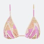 Elysiian  florence bikini top 
And
Bikini Bottom Pink Paisley NWT Photo 1