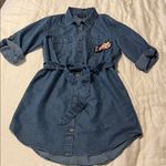 Blush Stylish Blue Denim Dress Photo 0