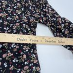 ZARA Dress Womens Small Floral V Neck Short Sleeve Empire Waist A Line Boho Photo 7