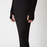 Toteme NWOT black ribbed Murano knit slip midi skirt size medium Orig. $290 Photo 0