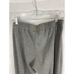 Soft Surroundings  Ribbed Tie Waist Sweatpants Grey Size Large Photo 3