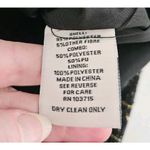 Nanette Lepore Black And Gold Tweed Blazer Faux Leather Piping Size 14 Jacket Photo 9