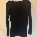 Athleta  Black Long Sleeve Top sz L Photo 5