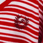 NWT PiNK Victoria’s Secret Thermal Red White Stripe Pajama Shirt Boxy Shorts Set Photo 4