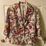 Liz Claiborne Beautiful  floral blazer size small Photo 0