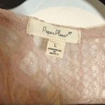 Paper Plane L Light Pink Lace Coverup Top Size L Photo 4