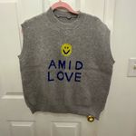 Gray Sweater Vest Photo 3