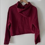 Beyond Yoga  S Cropped Happiness Hoodie in Red Photo 5